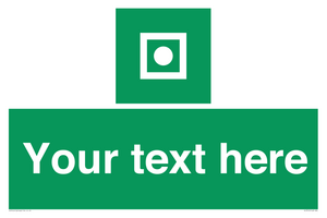 Custom sign safe condition Shipboard general alarm